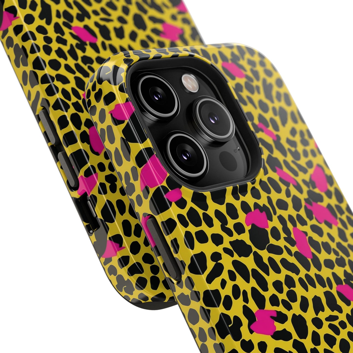 Leopard Print Impact-Resistant Phone Case