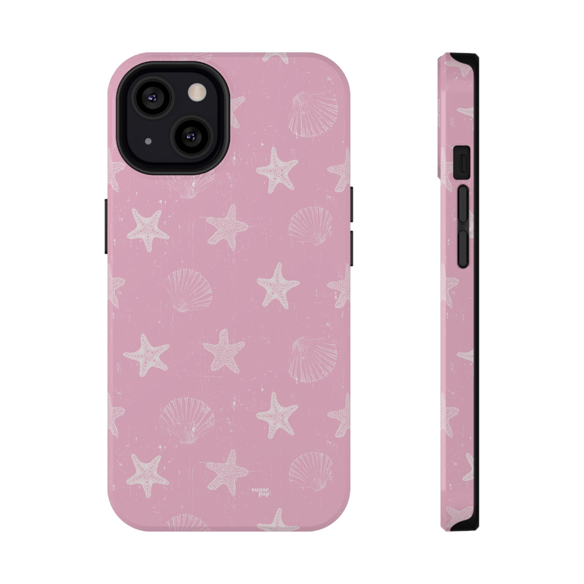 Pink Coastal Impact-Resistant Phone Case