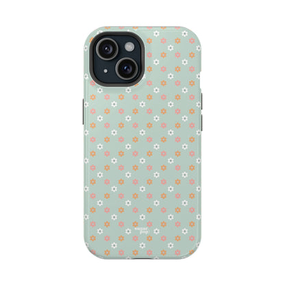 Floral Smiley Magnetic Tough Case