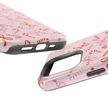 Candy Cane Impact-Resistant Phone Case - Limited Edition