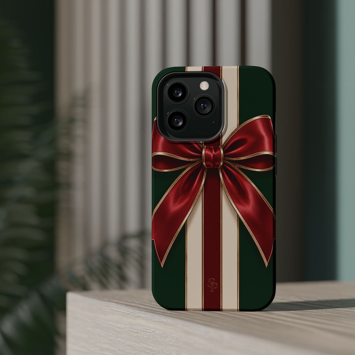 Christmas Gift Bow Magnetic Phone Case