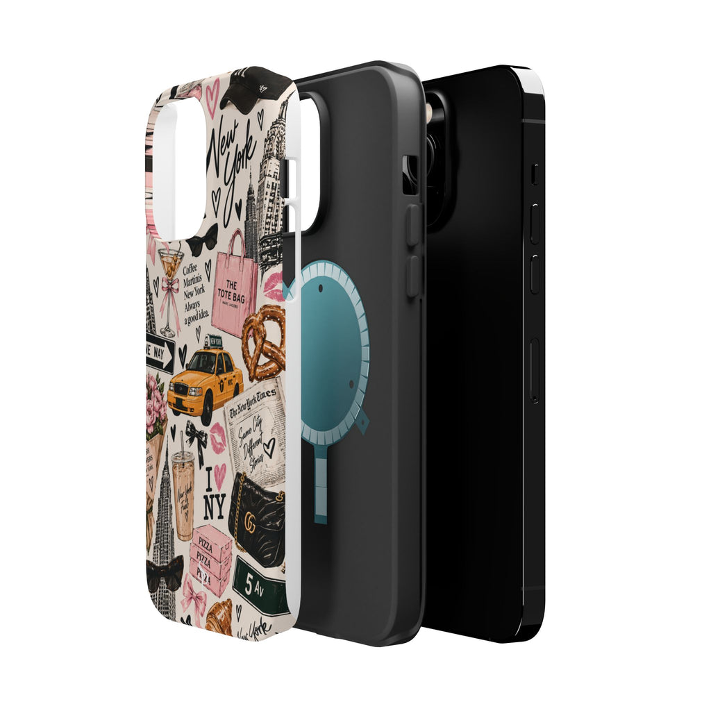 Pink New York Magnetic Phone Case
