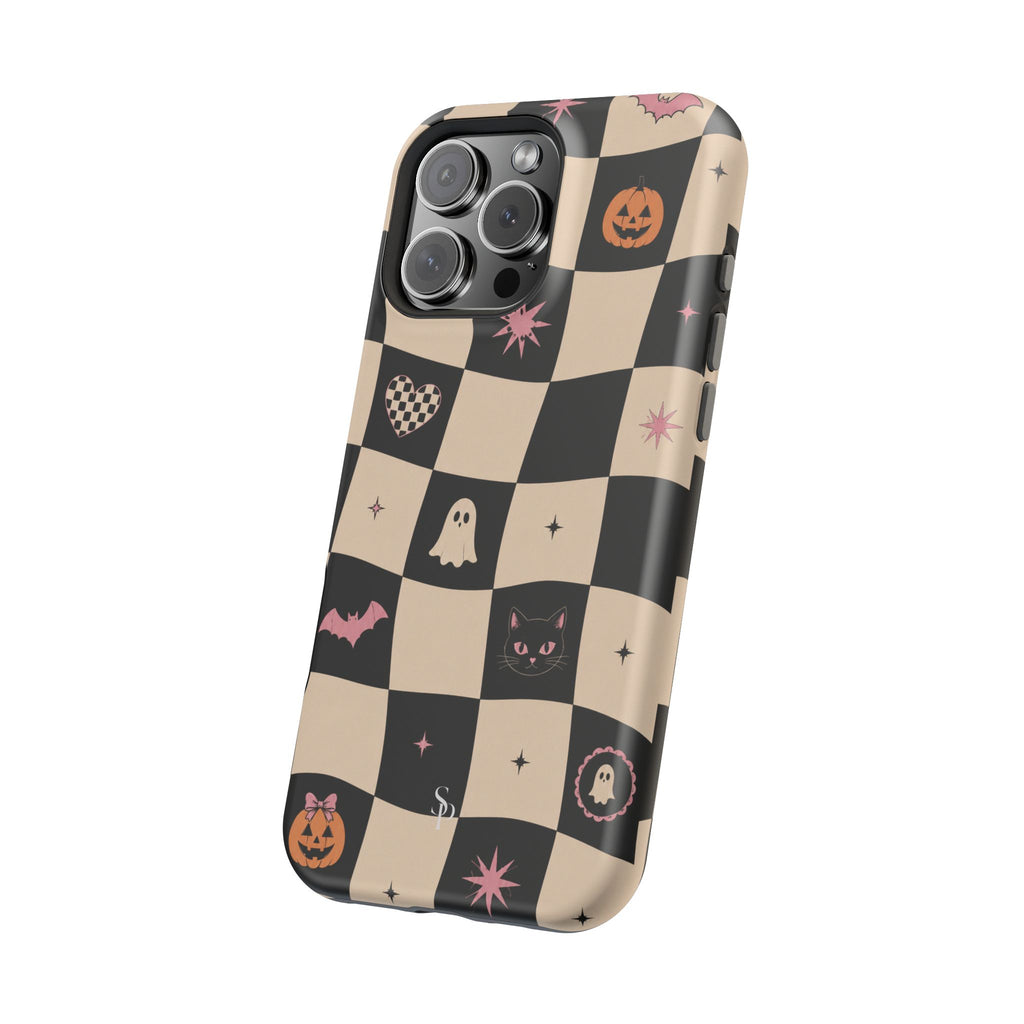 Halloween Checkerboard Magnetic Phone Case