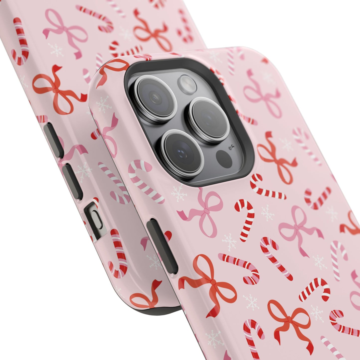 Candy Cane Impact-Resistant Phone Case - Limited Edition