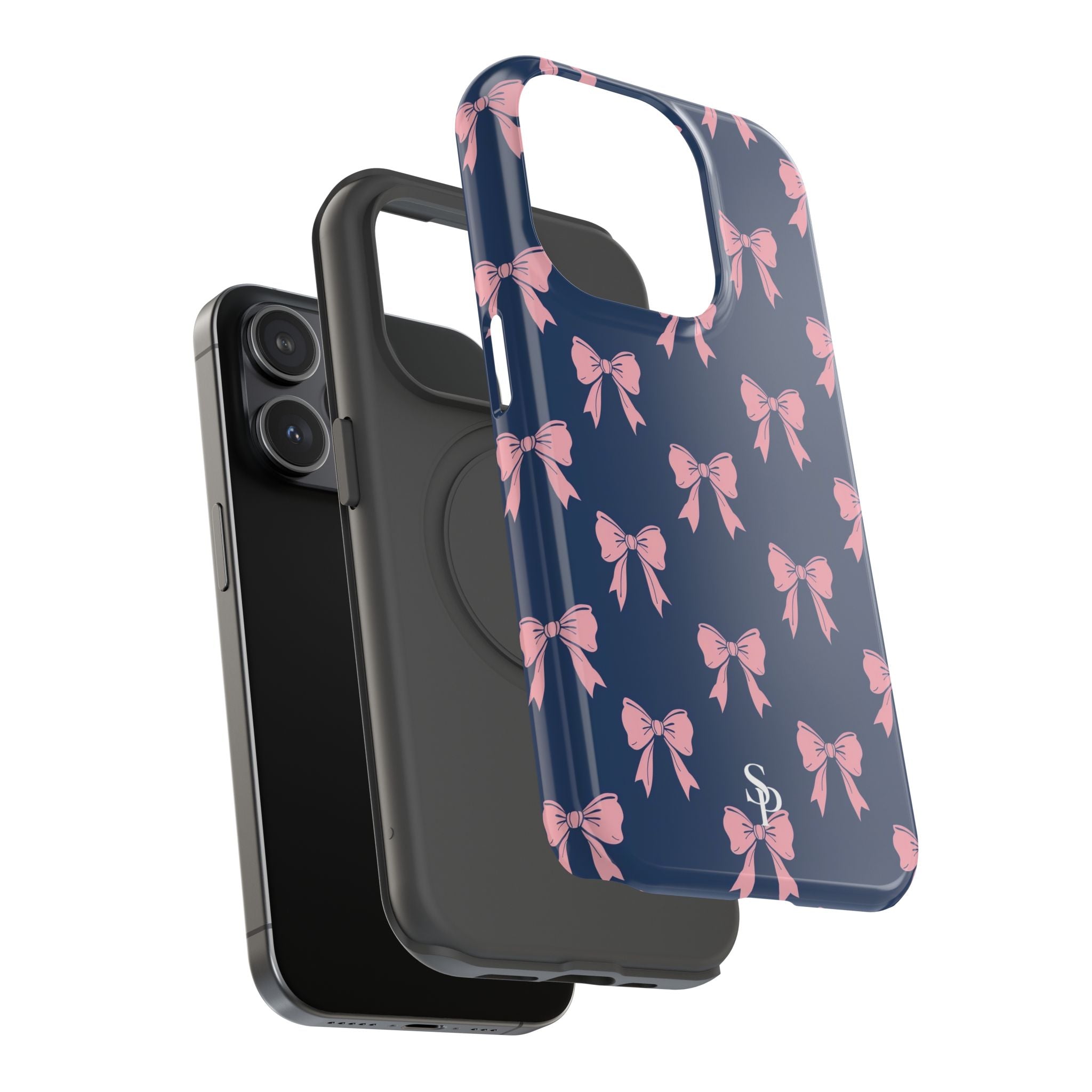 Chic Bow Impact-Resistant Phone Case