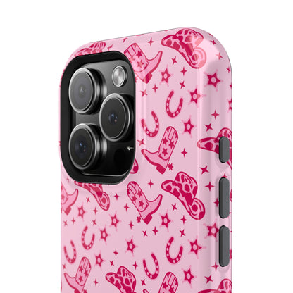 Pink Cowgirl Impact-Resistant Case