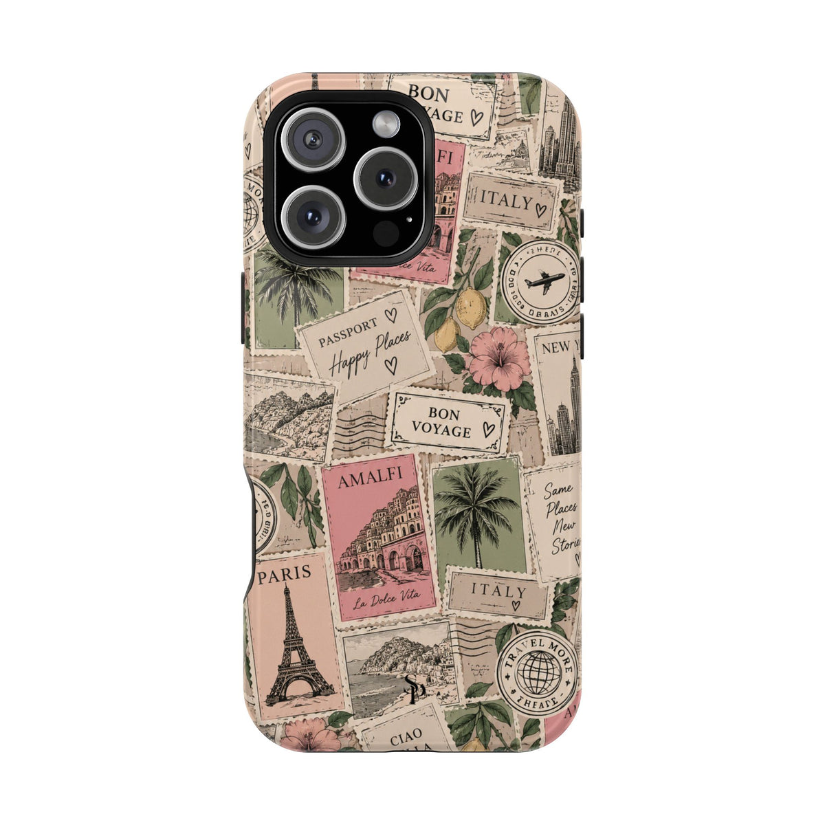 Travel Passport Stamp Magnetic Case