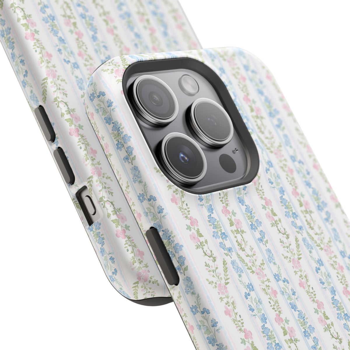 Pastel Floral Pattern Magnetic Tough Case