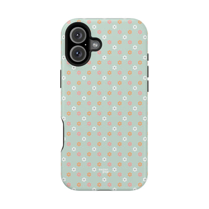 Floral Smiley Magnetic Tough Case