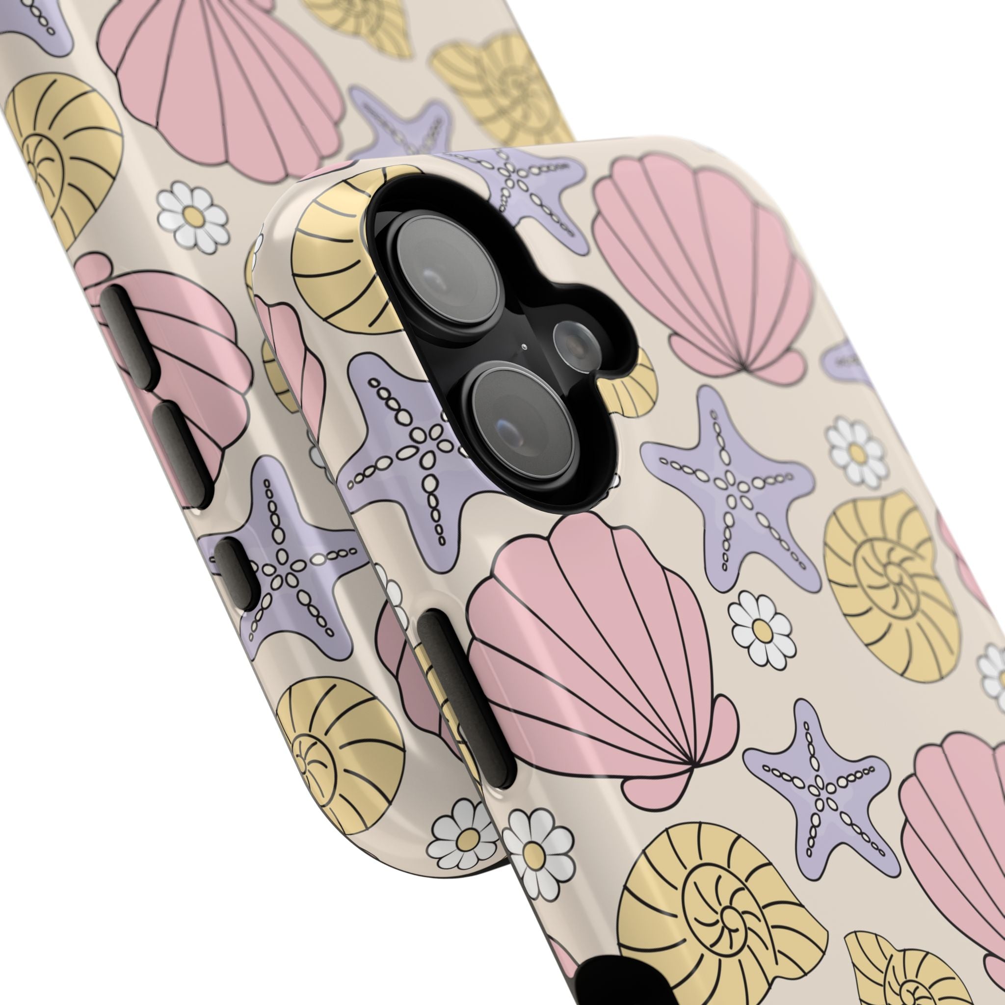 Coastal Shells Impact-Resistant Phone Case