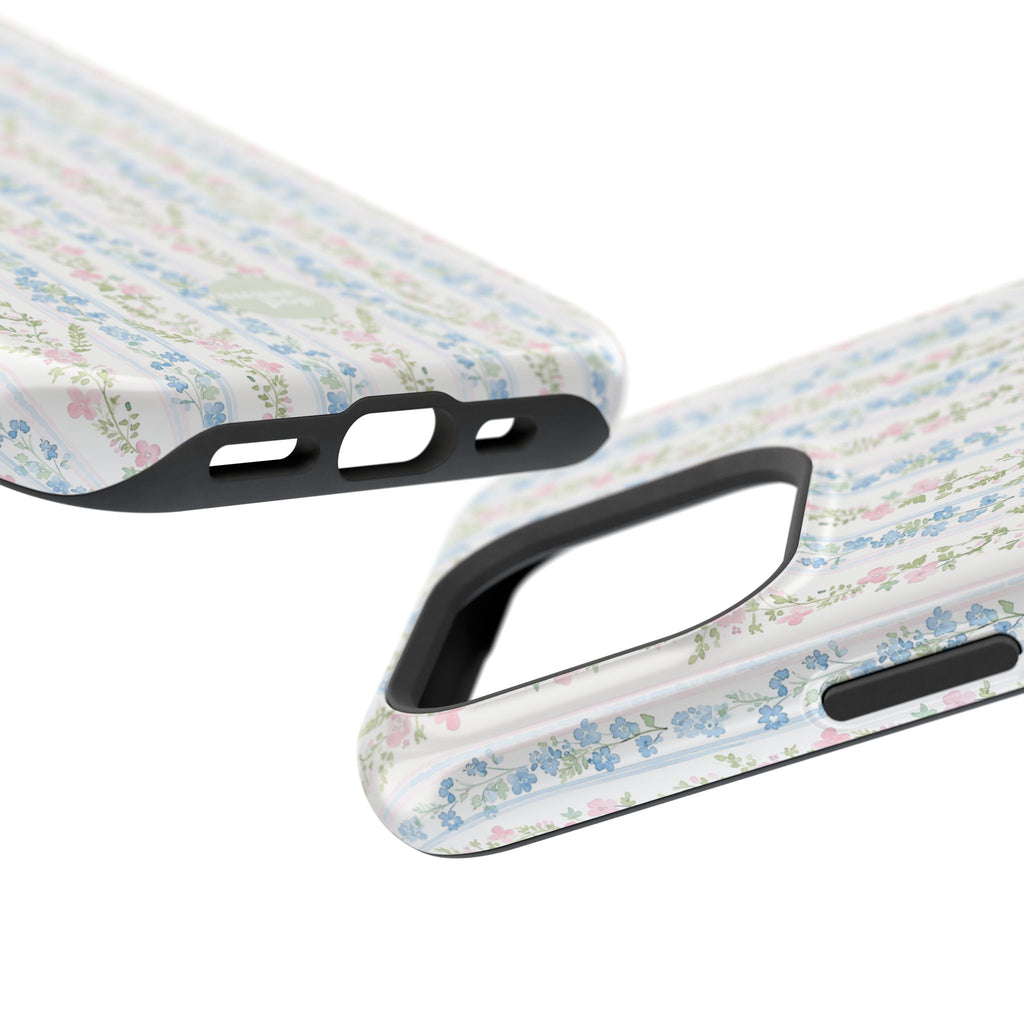 Pastel Floral Pattern Magnetic Tough Case