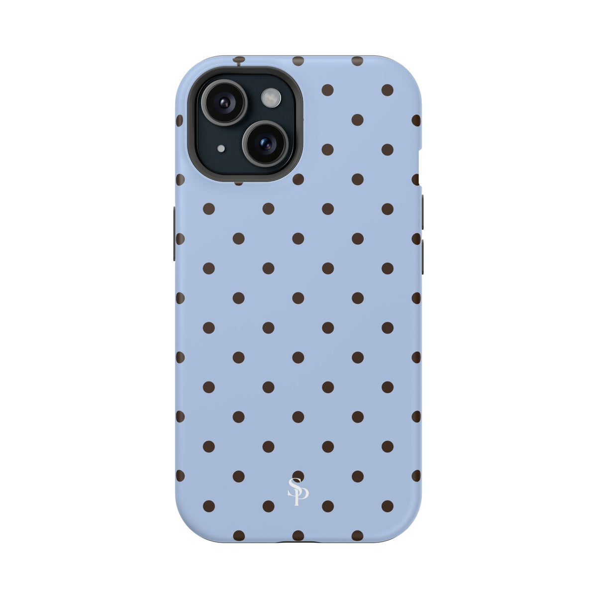 Blue Polka Dot Magnetic Impact Phone Case