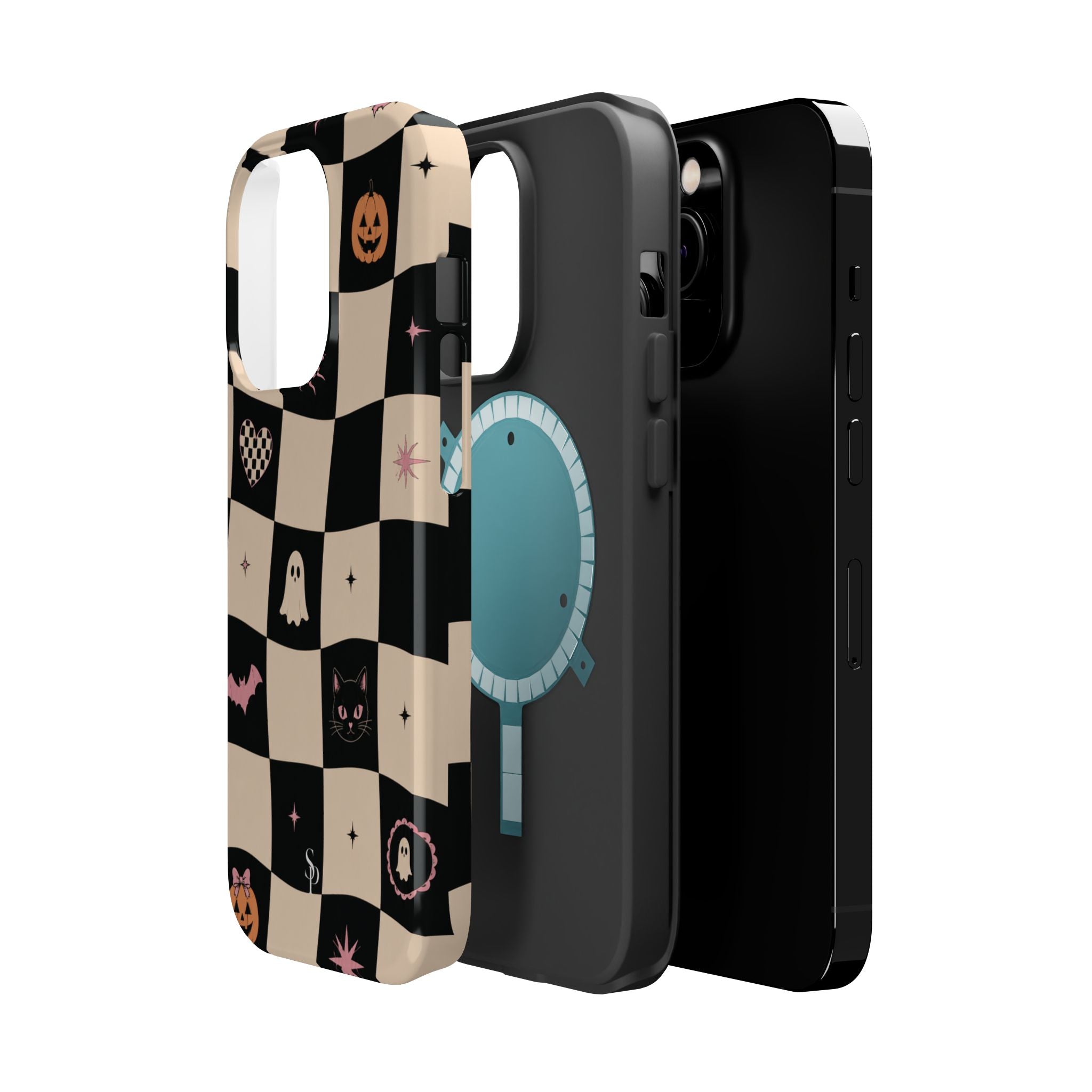 Halloween Checkerboard Magnetic Phone Case