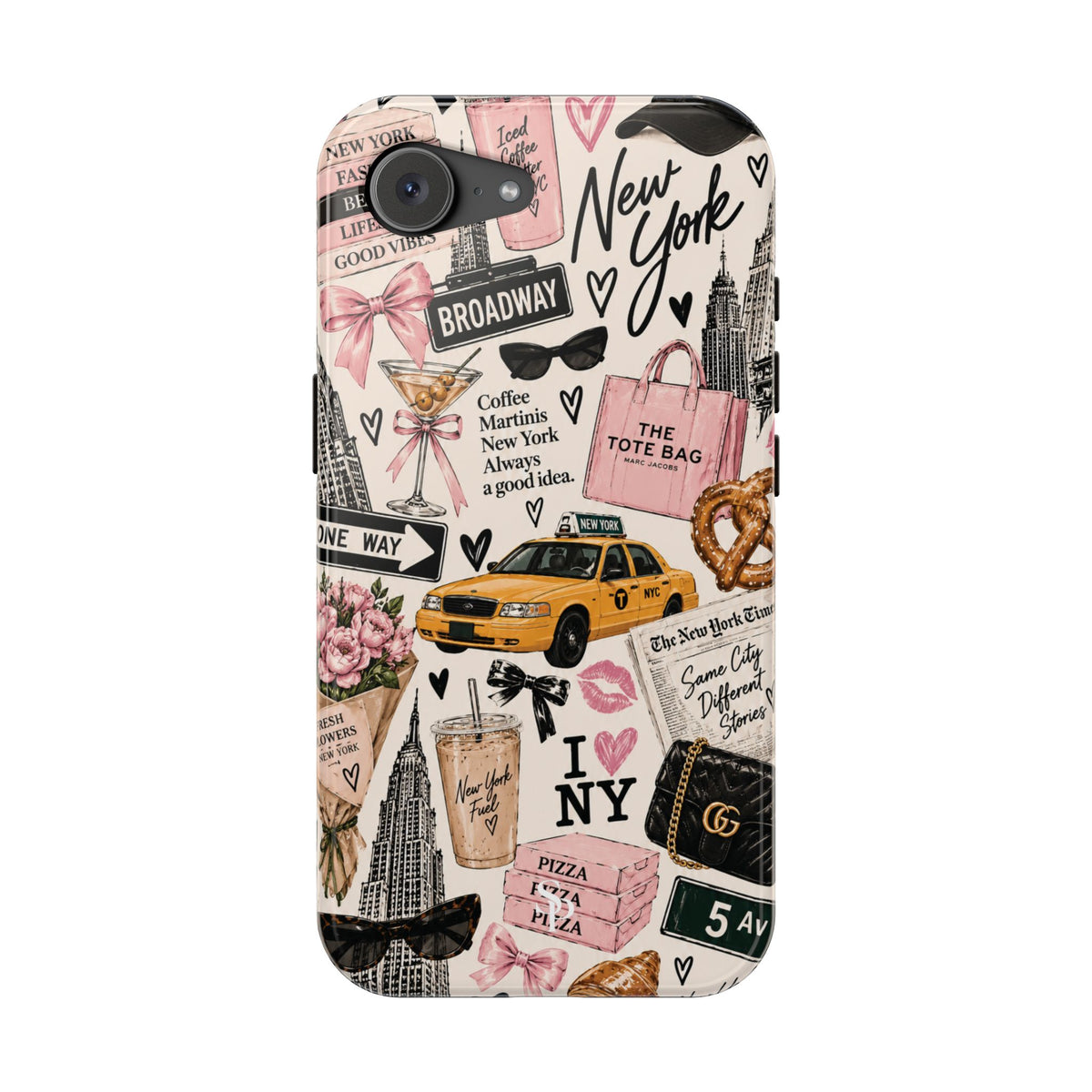 Pink New York Magnetic Phone Case