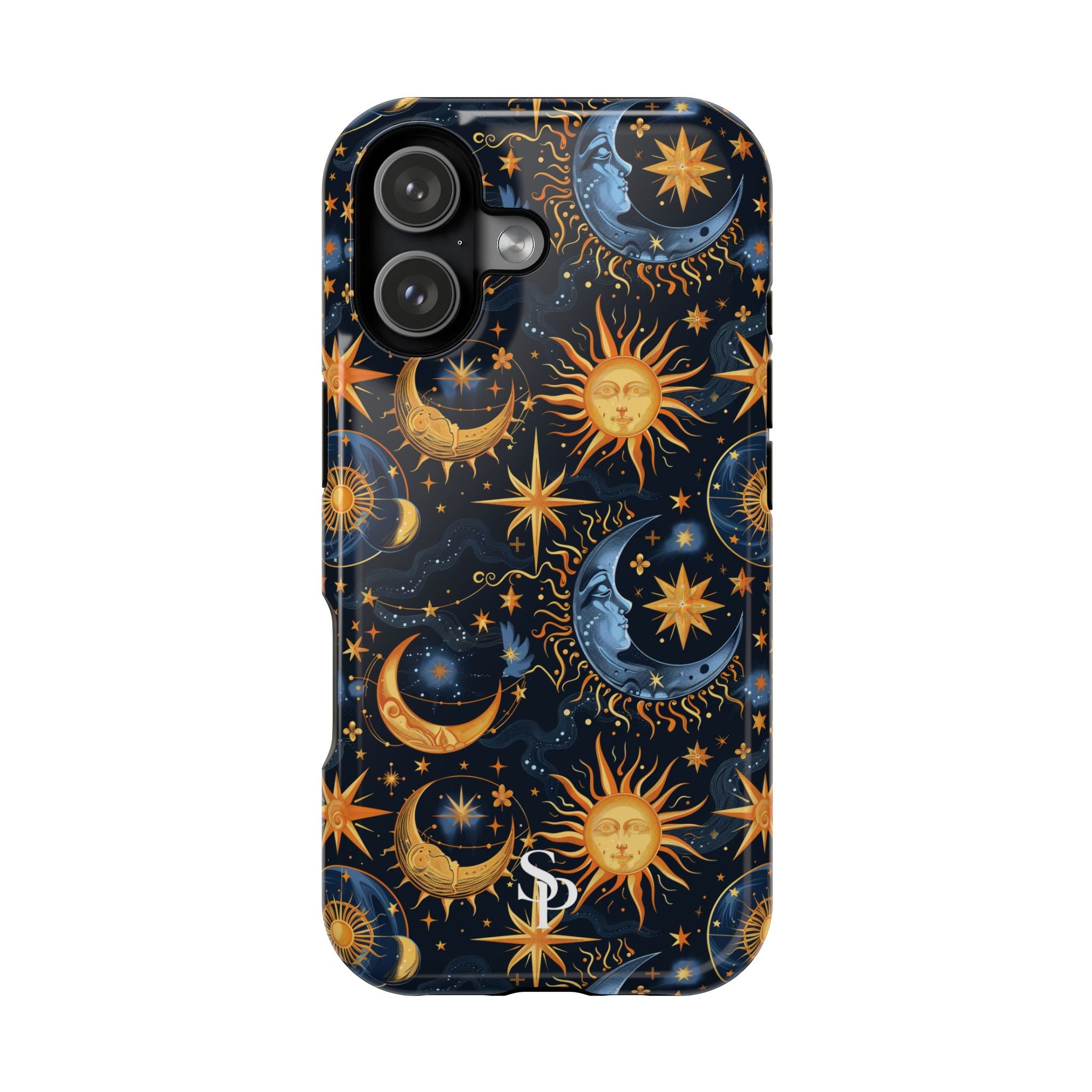 Celestial Sun and Moon Impact-Resistant Phone Case