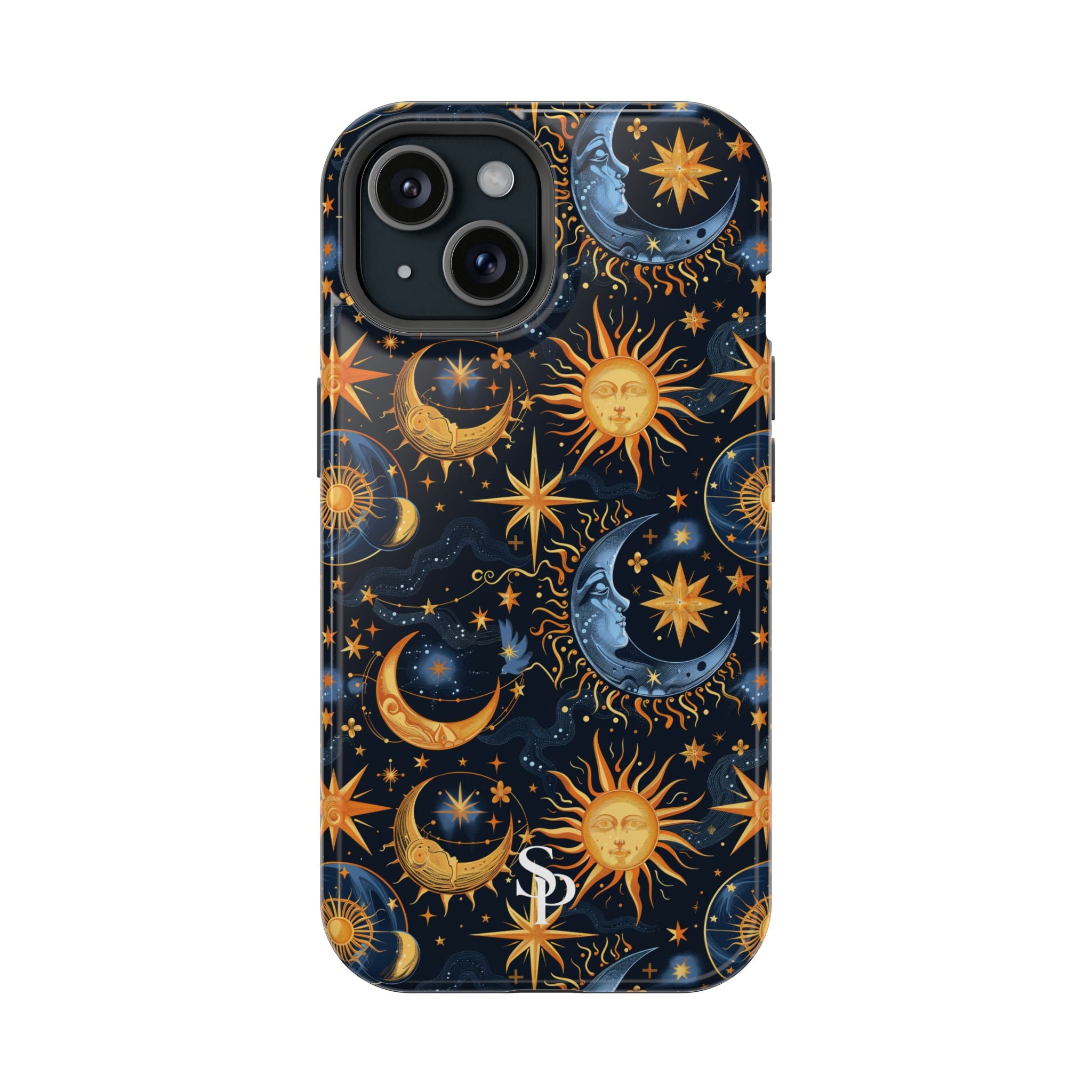 Celestial Sun and Moon Impact-Resistant Phone Case