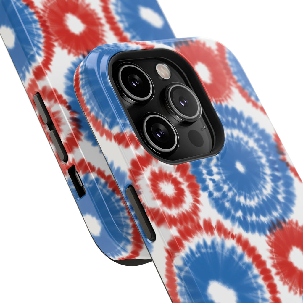 Patriotic Tie Dye Impact Resistant Phone Case
