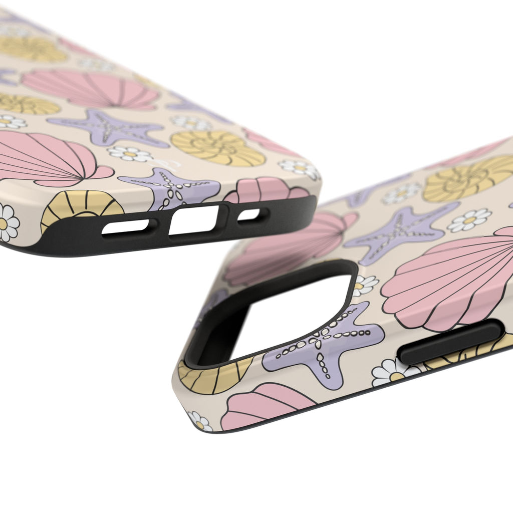 Coastal Shells Impact-Resistant Phone Case