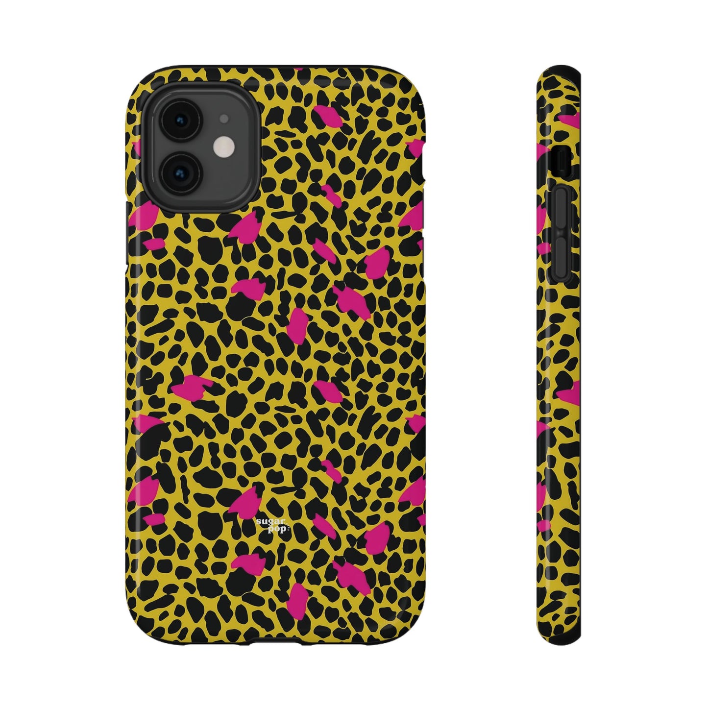 Leopard Print Impact-Resistant Phone Case