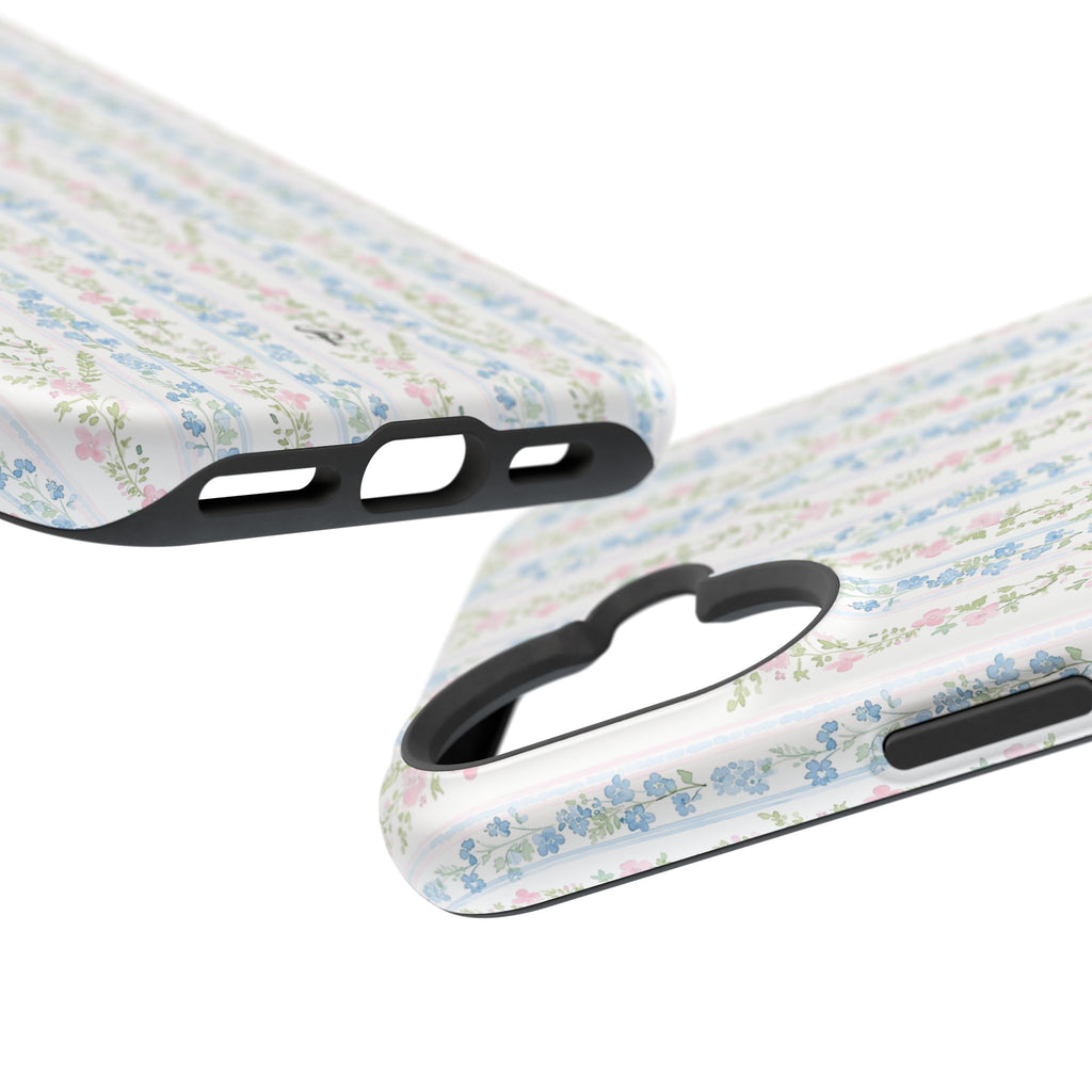 Pastel Floral Pattern Magnetic Tough Case