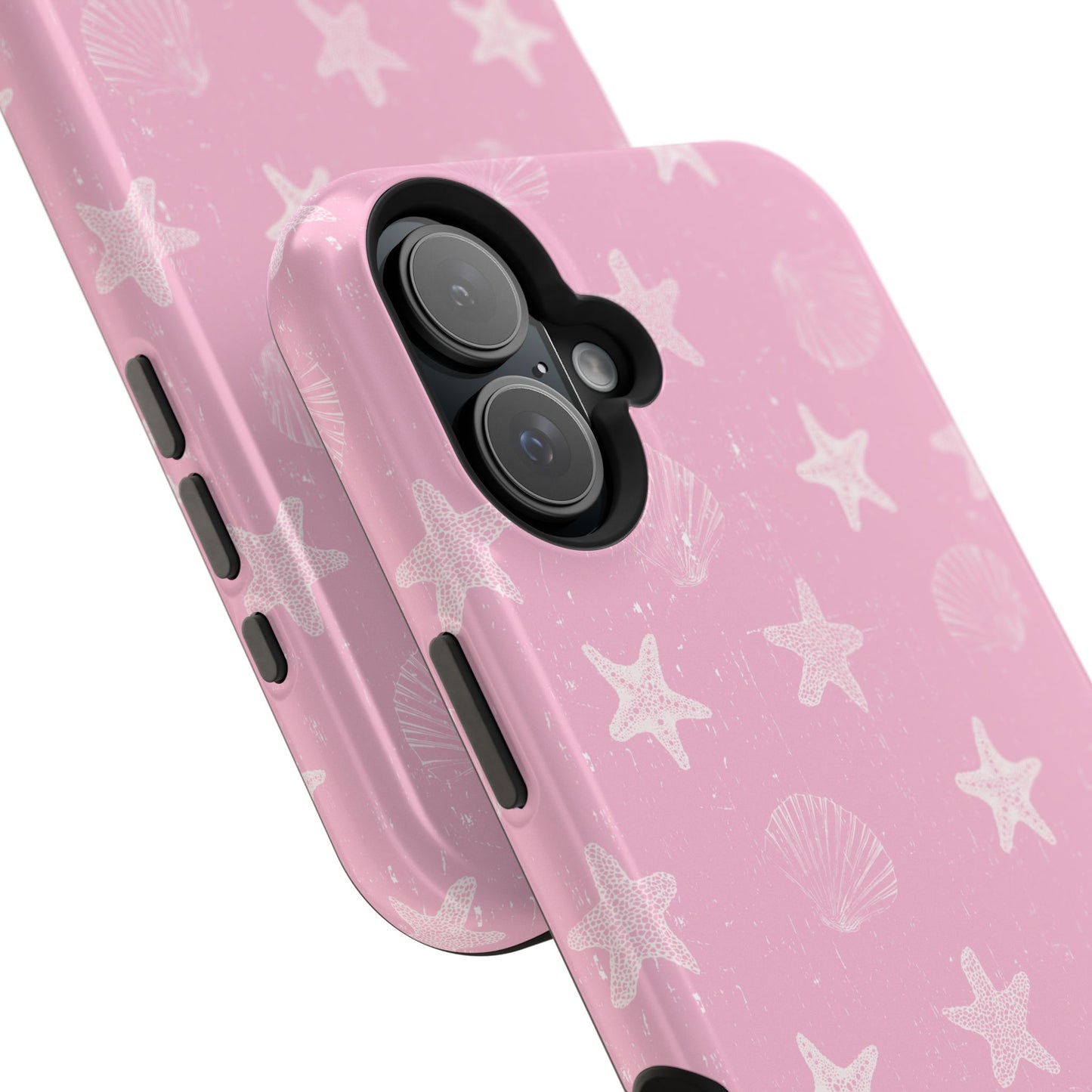 Pink Coastal Impact-Resistant Phone Case