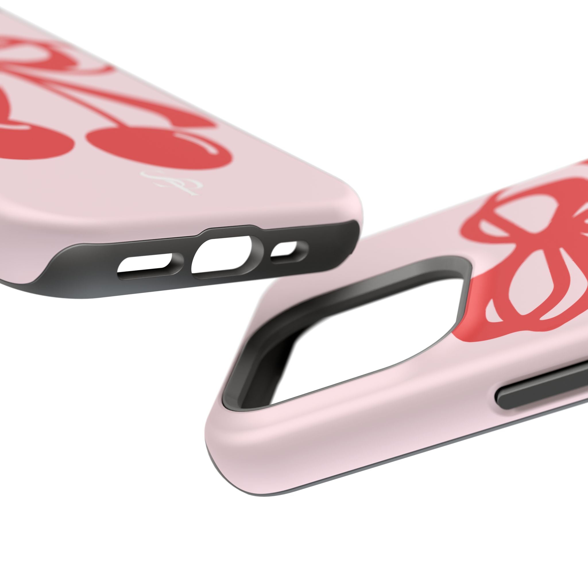 Cherry Bow Impact-Resistant Phone Case