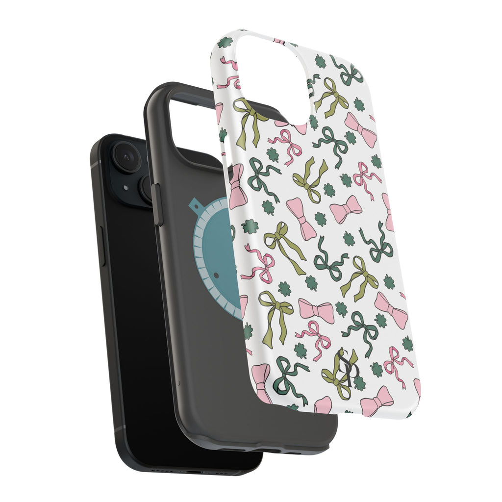 Bows and Shamrocks Magnetic Phone Case