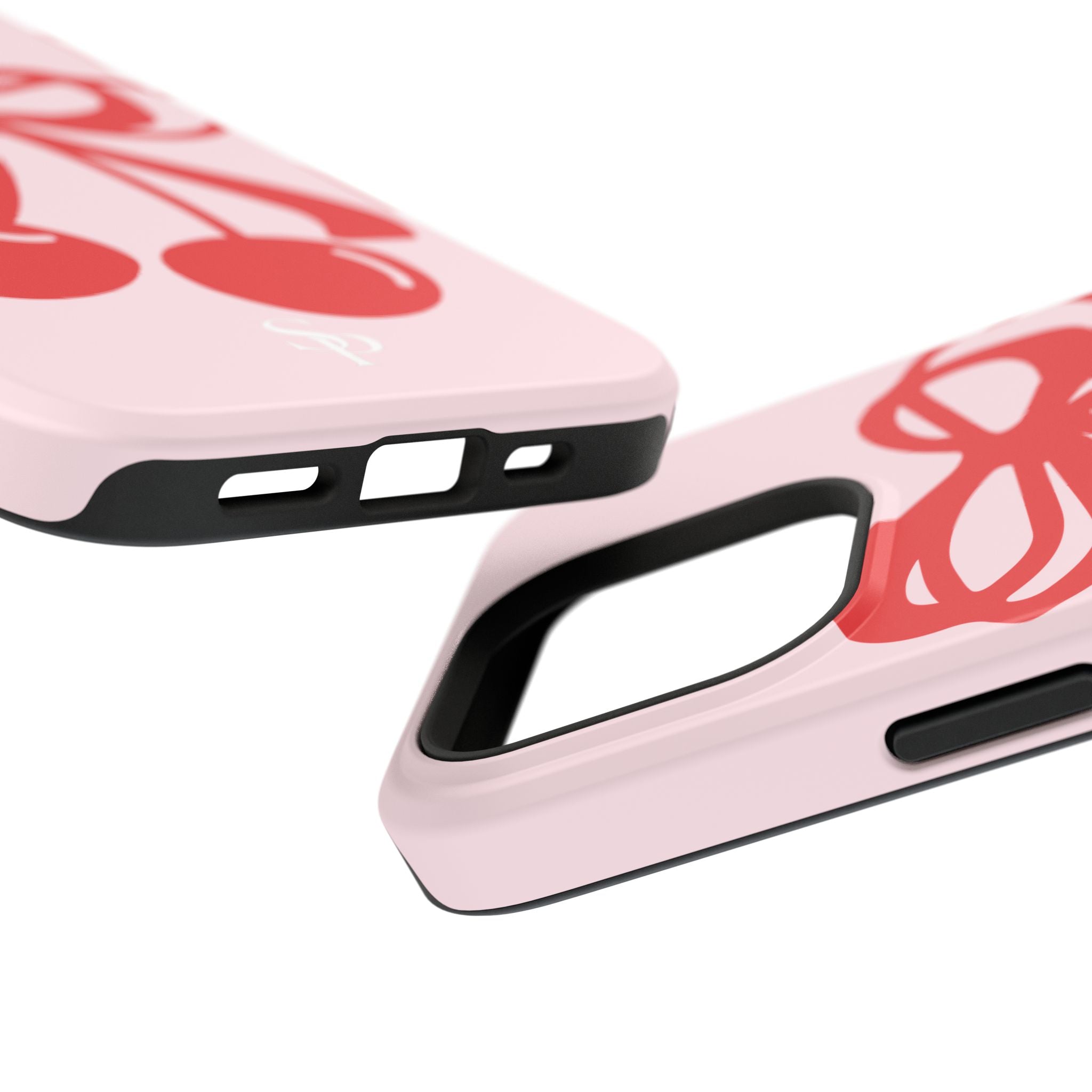 Cherry Bow Impact-Resistant Phone Case