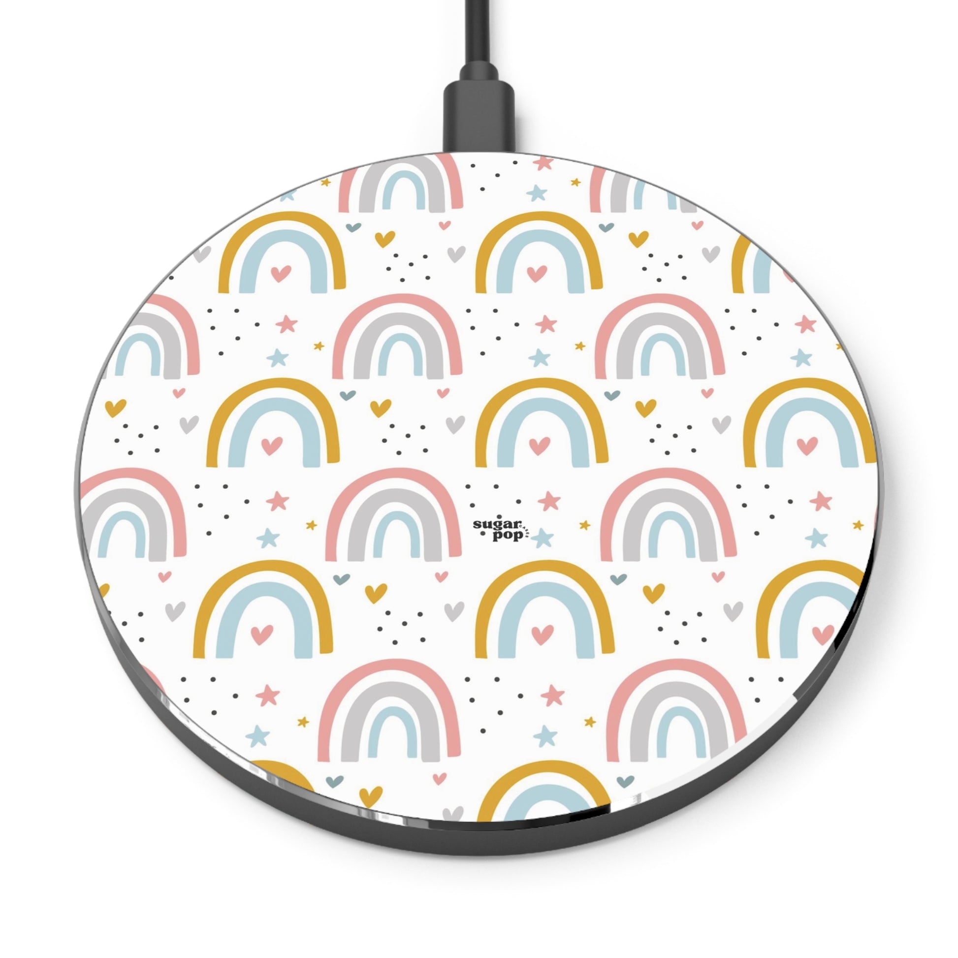 Pastel Rainbow Wireless Charger - Sugar Pop Cases