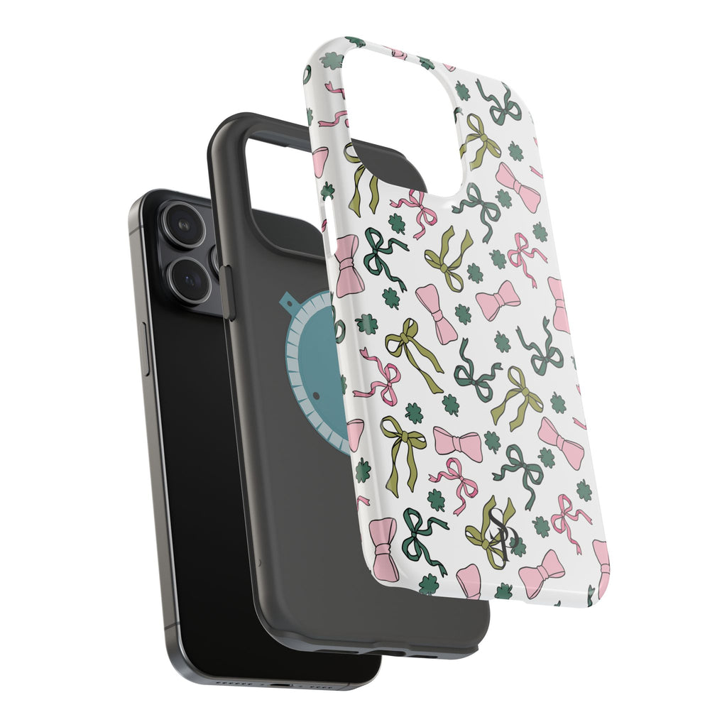 Bows and Shamrocks Magnetic Phone Case