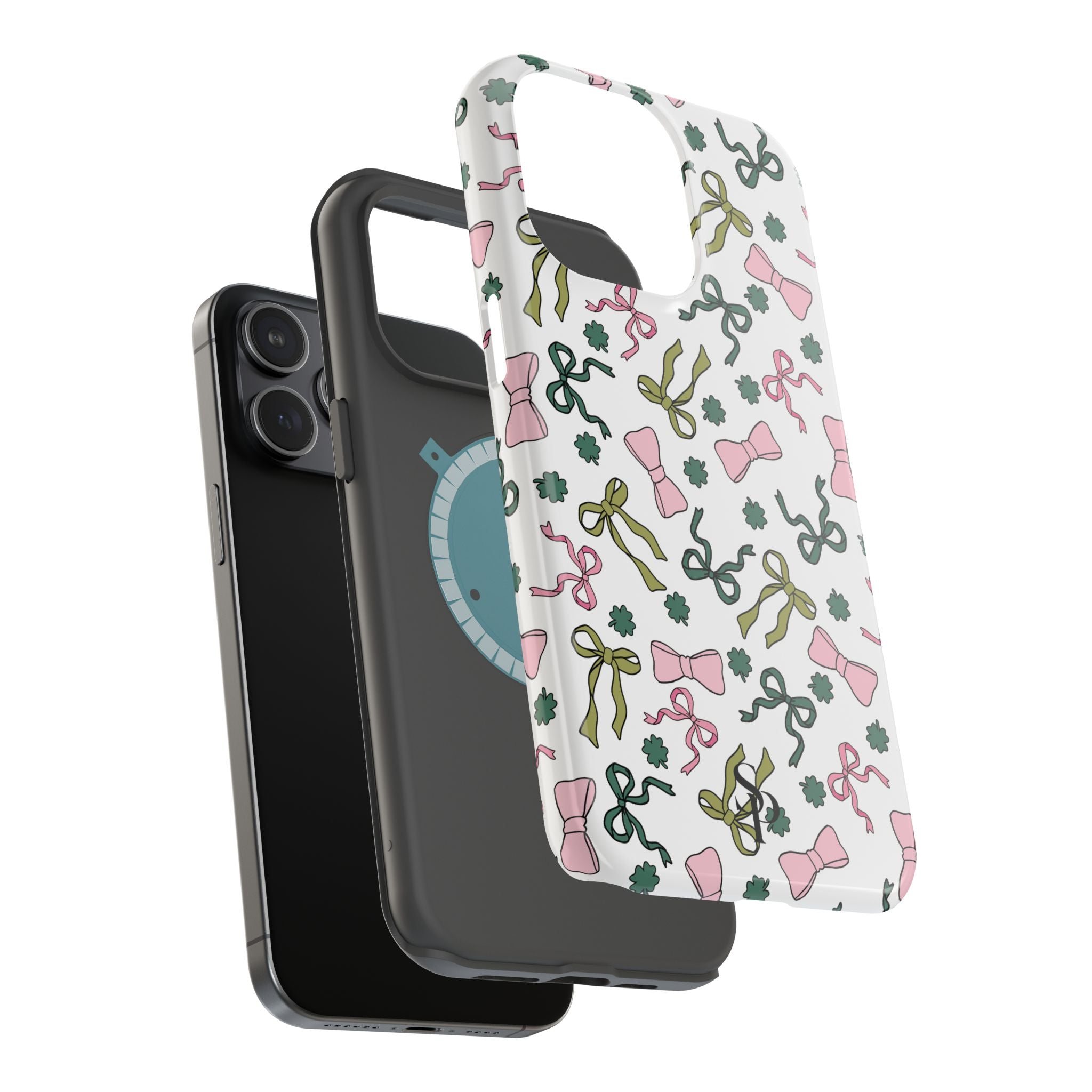 Bows and Shamrocks Magnetic Phone Case