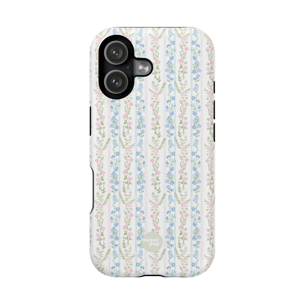 Pastel Floral Pattern Magnetic Tough Case