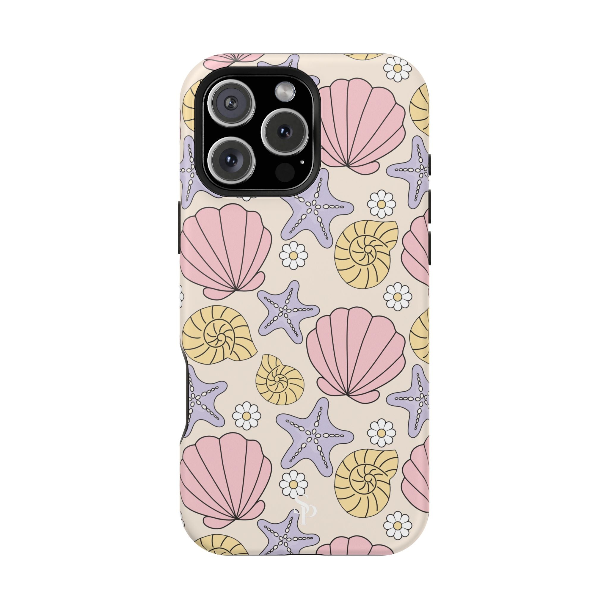 Coastal Shells Impact-Resistant Phone Case