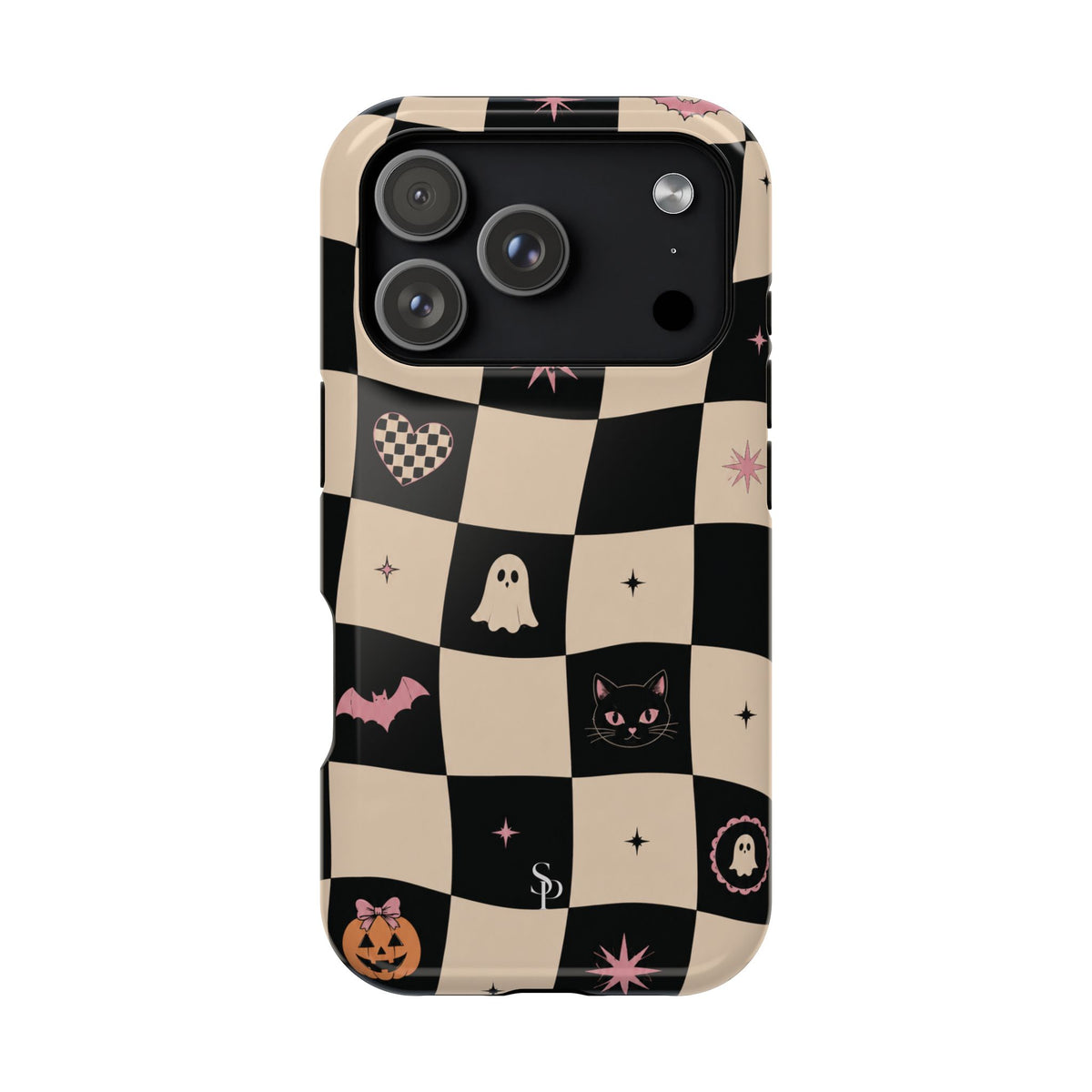 Halloween Checkerboard Magnetic Phone Case