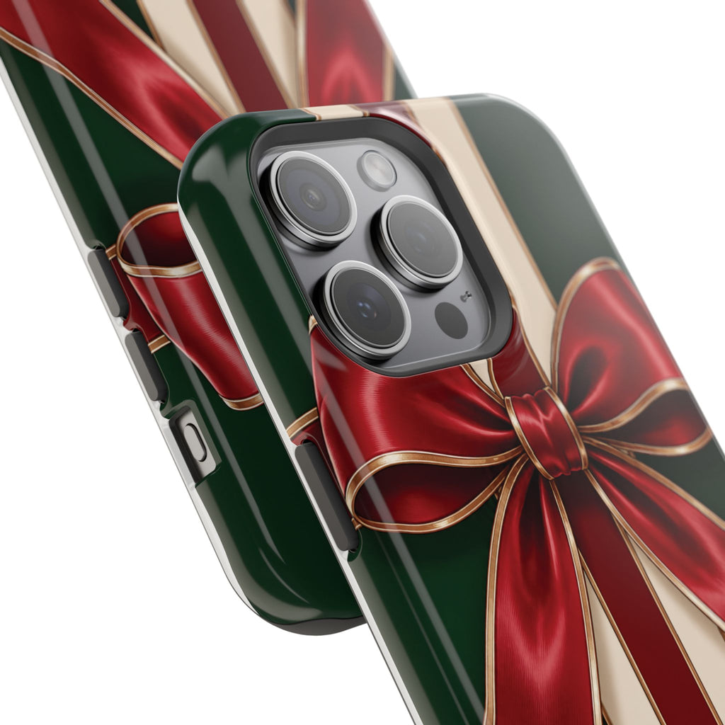 Christmas Gift Bow Magnetic Phone Case