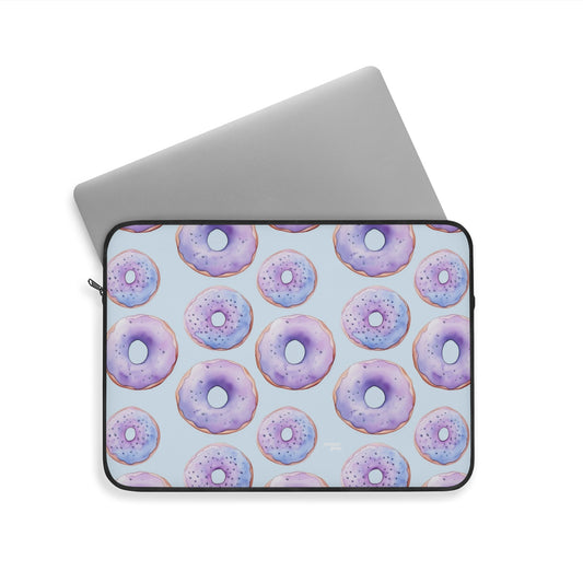 Purple Donuts Laptop Sleeve