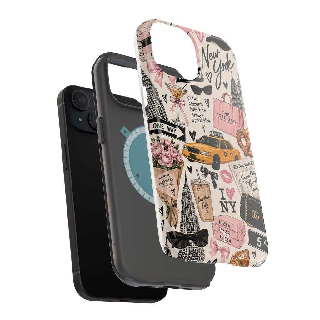 Pink New York Magnetic Phone Case