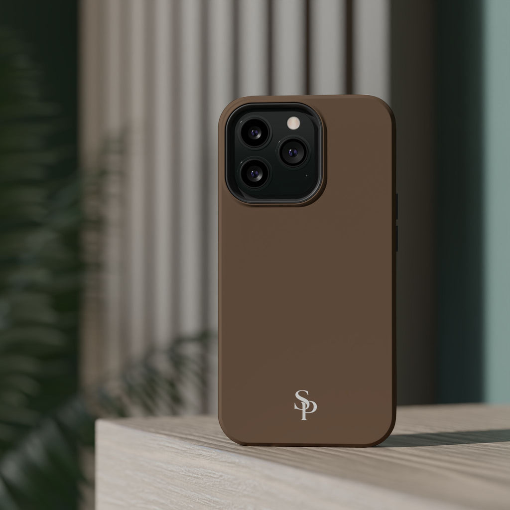 Brown Magnetic Tough Case