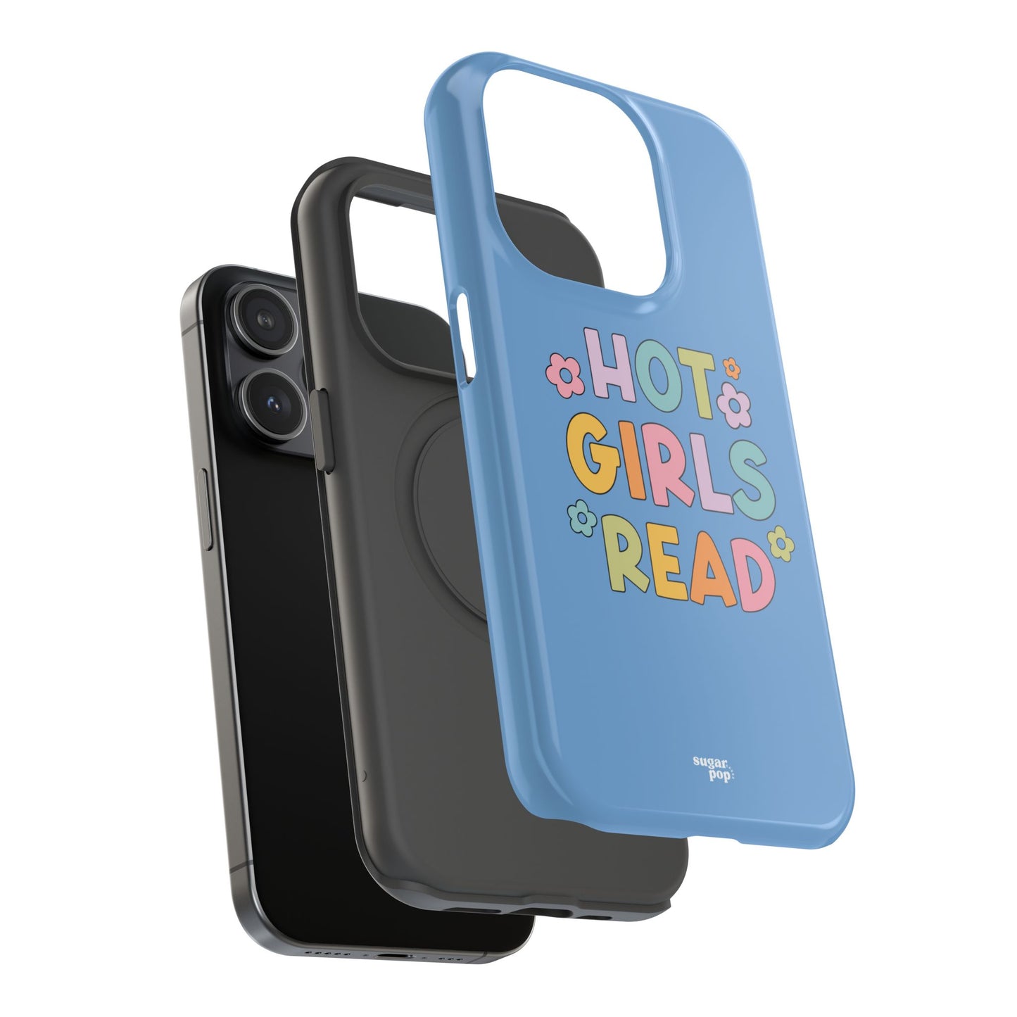 Hot Girls Read Impact-Resistant Phone Case - Design for Book Lovers