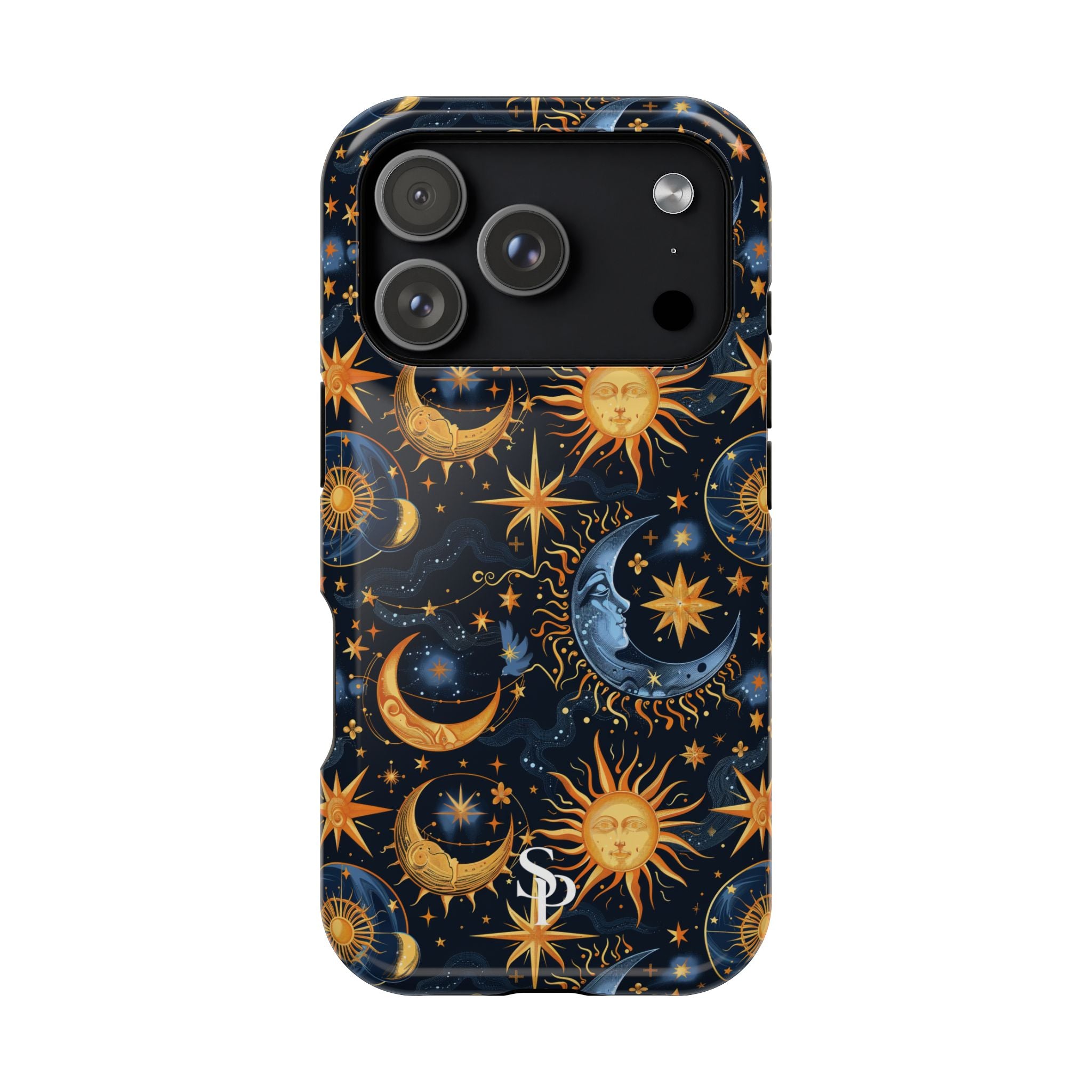 Celestial Sun and Moon Impact-Resistant Phone Case