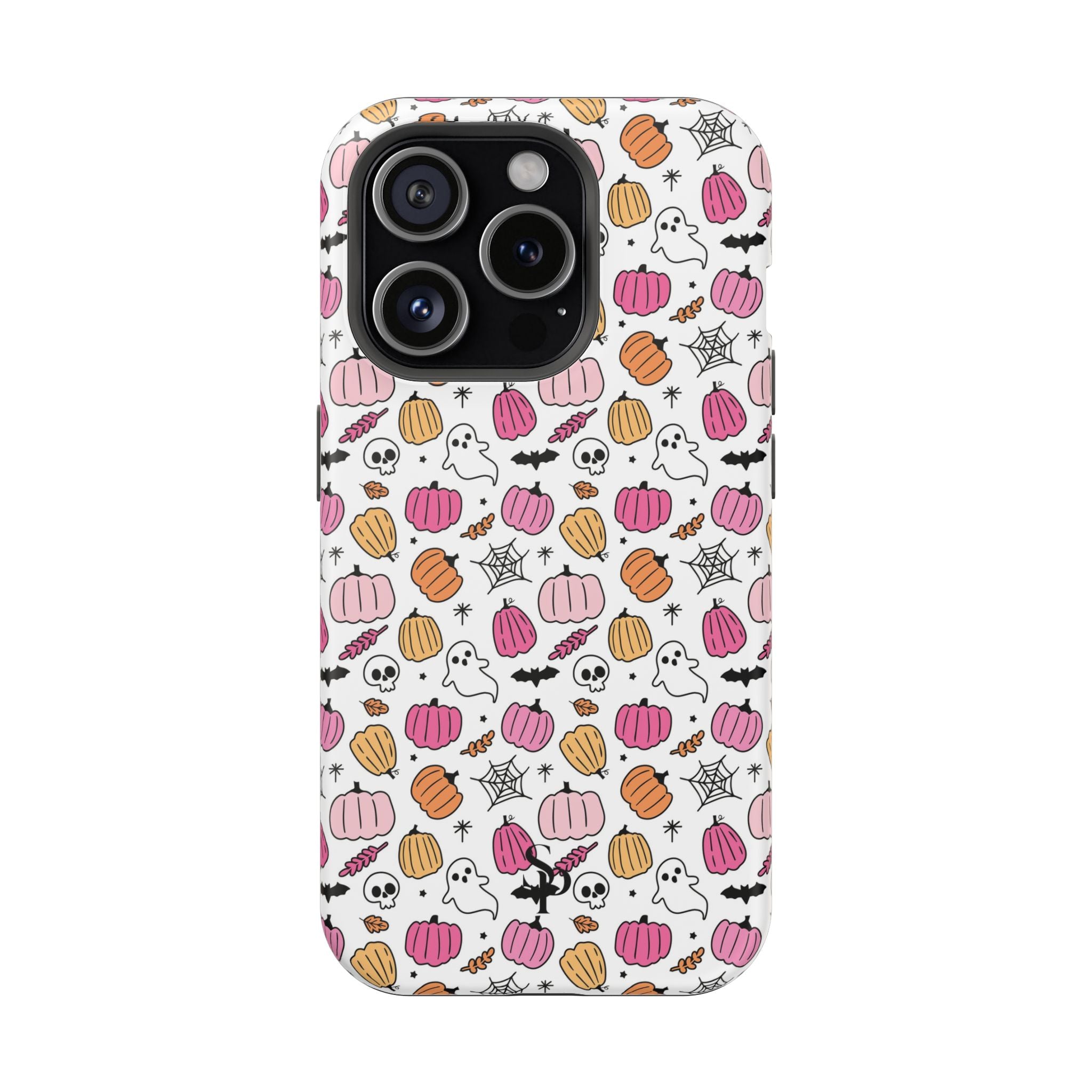 Pink Halloween Impact-Resistant Cases