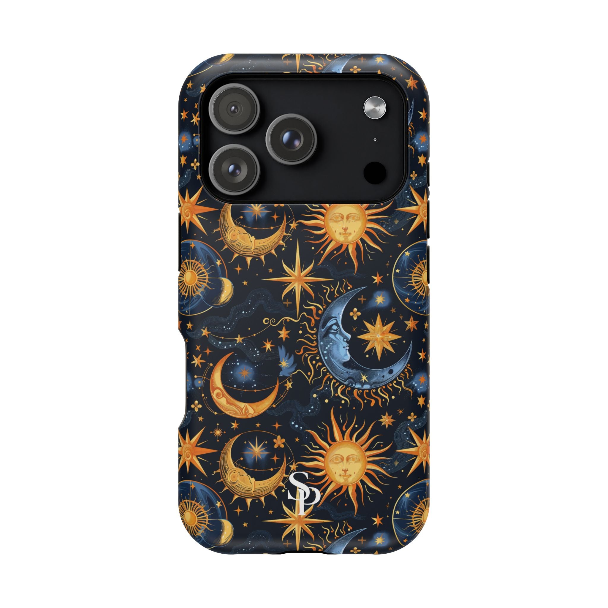 Celestial Sun and Moon Impact-Resistant Phone Case