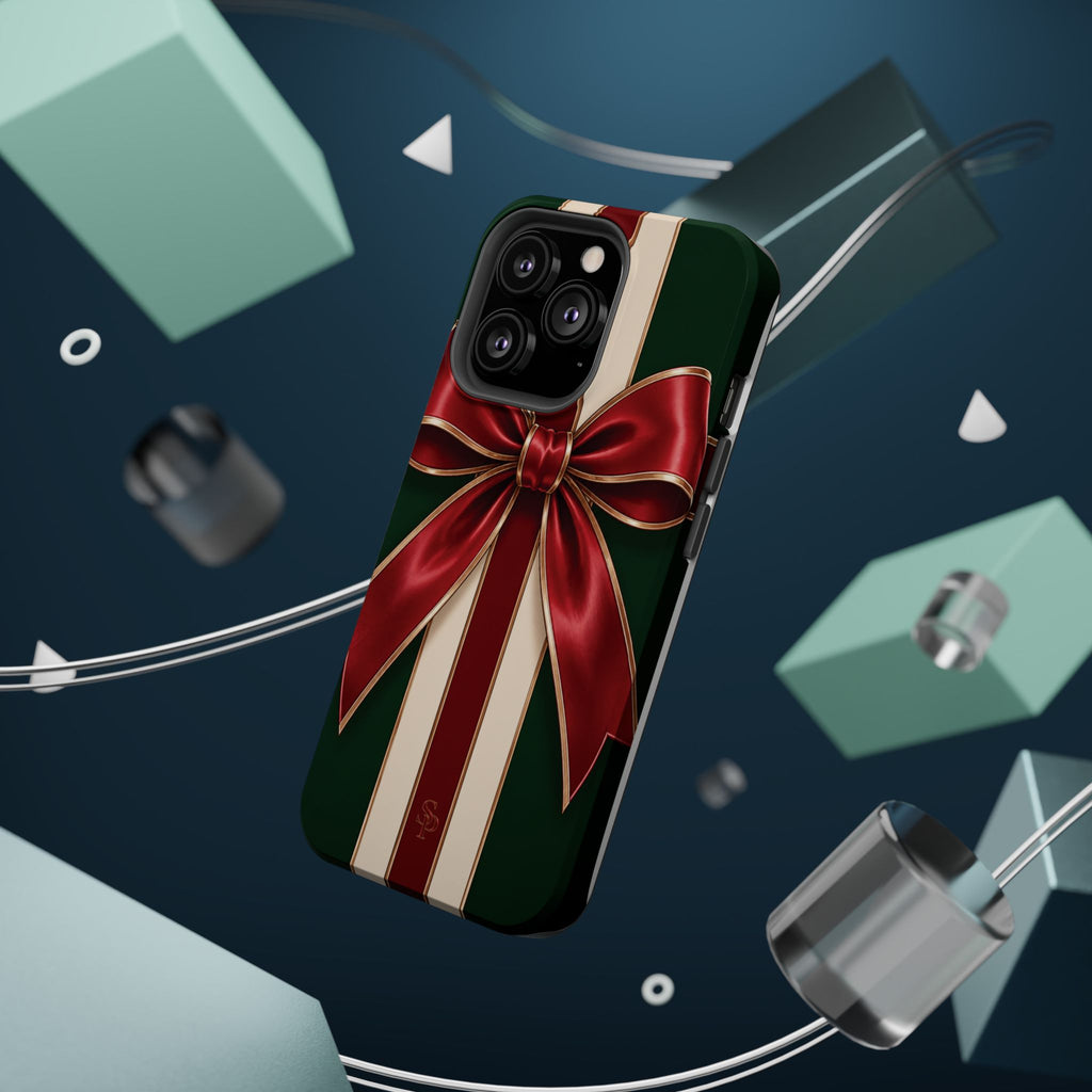 Christmas Gift Bow Magnetic Phone Case
