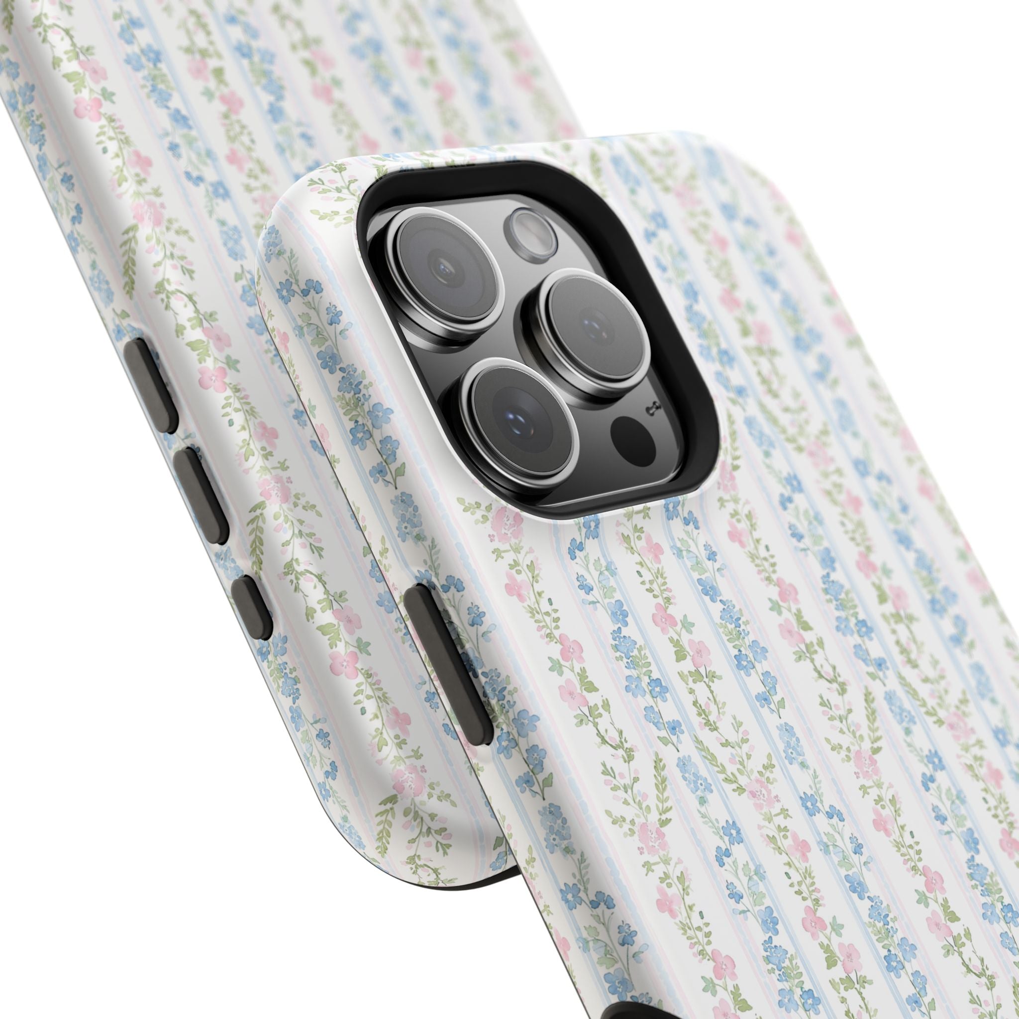 Pastel Floral Pattern Magnetic Tough Case
