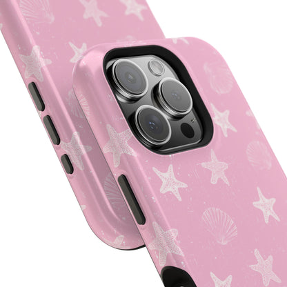 Pink Coastal Impact-Resistant Phone Case