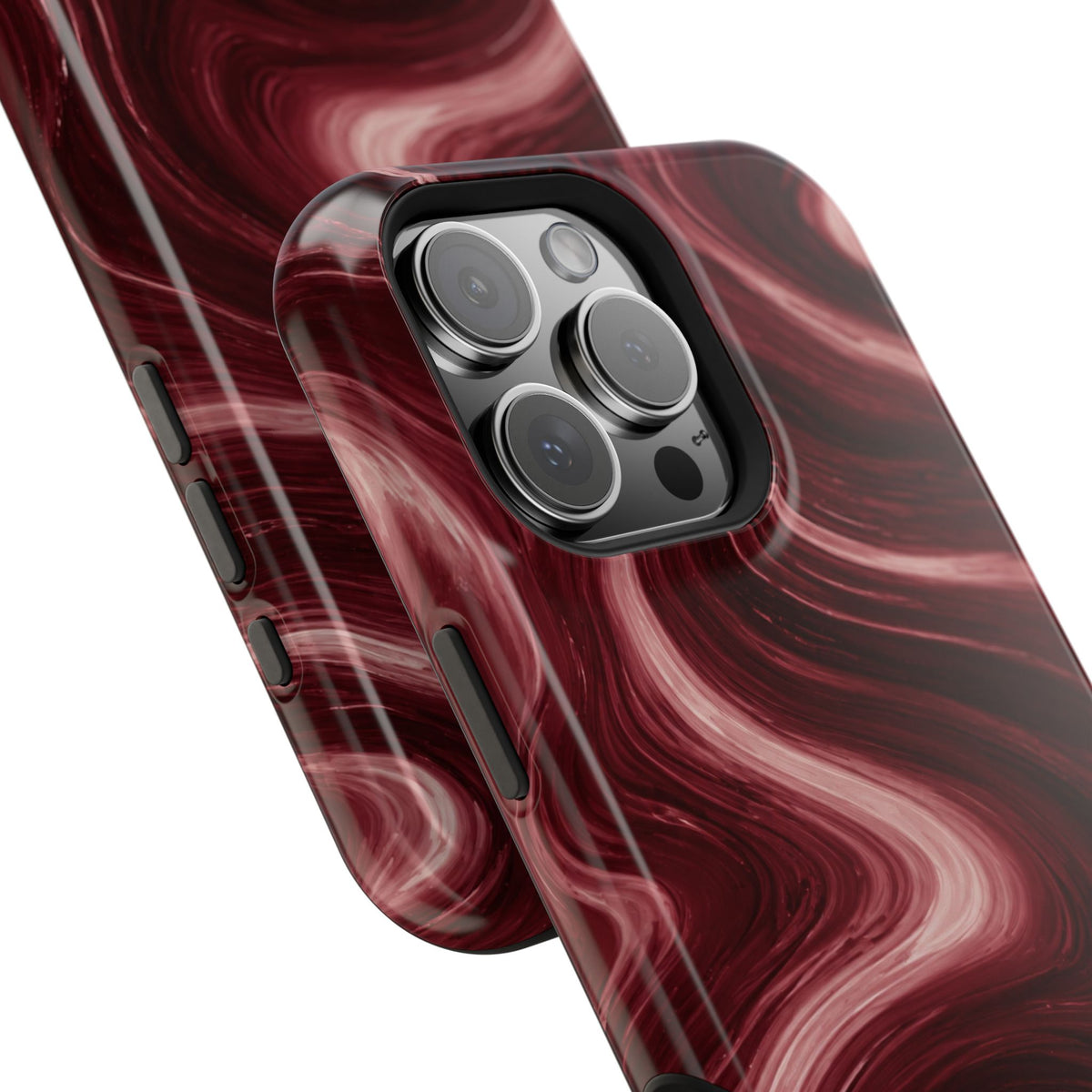 Burgundy Marble Magnetic Phone Case