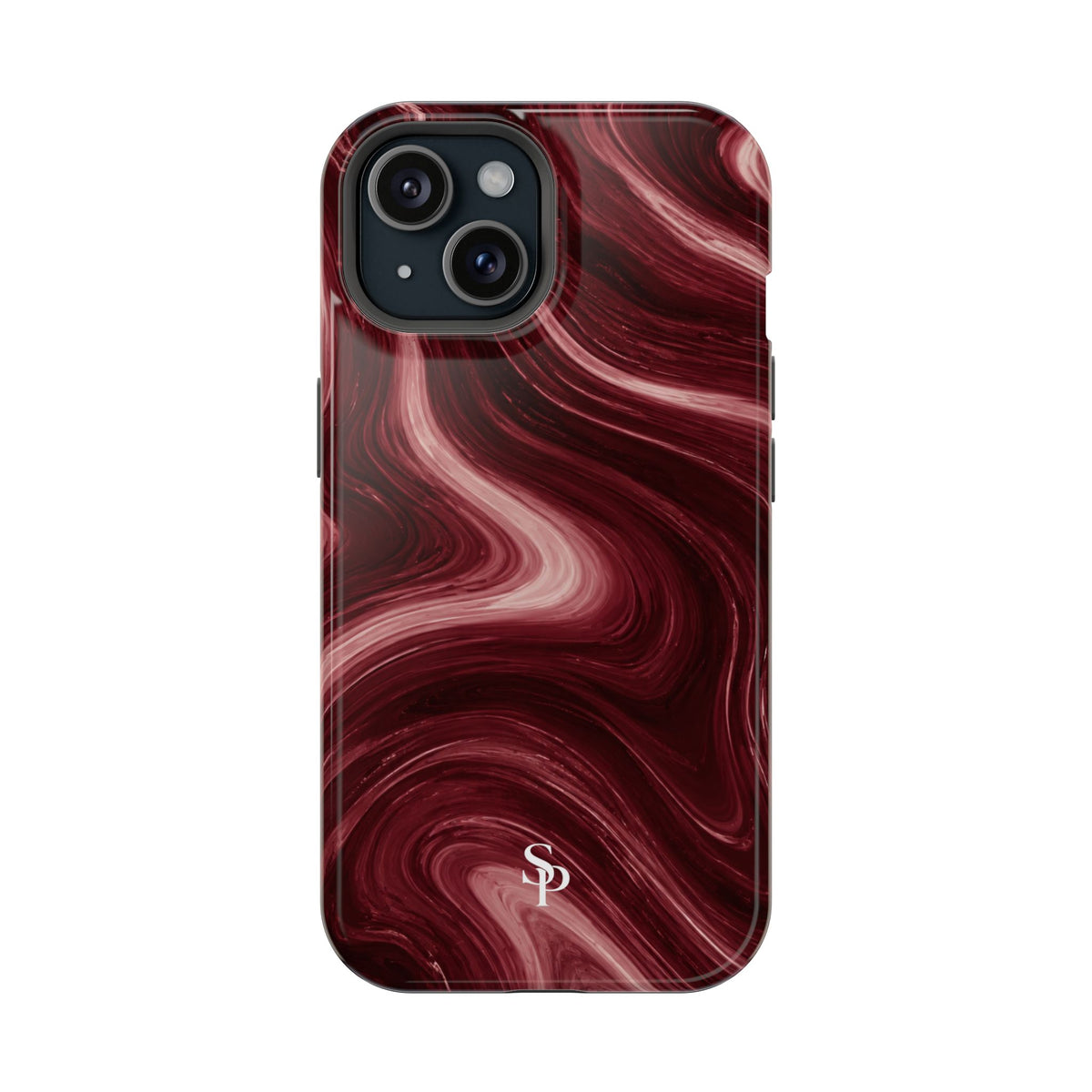 Burgundy Marble Magnetic Phone Case