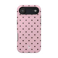 Pink Polka Dot Magnetic Impact Phone Case
