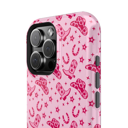 Pink Cowgirl Impact-Resistant Case