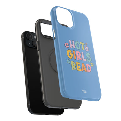 Hot Girls Read Impact-Resistant Phone Case - Design for Book Lovers